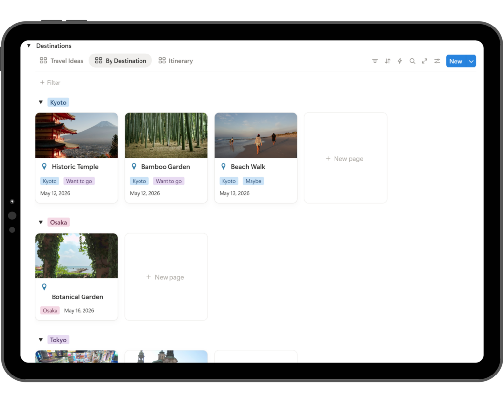 Notion Template Travel Planner for People Who Hate Complicated Apps