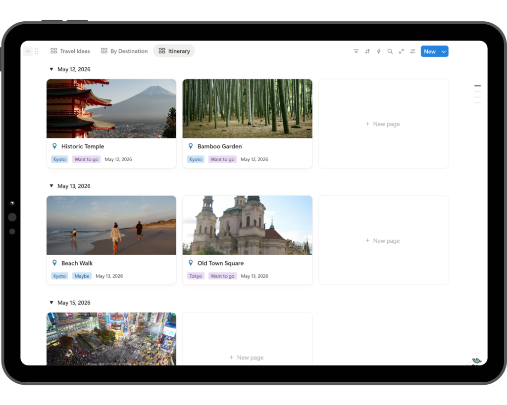 Notion Template Travel Planner for People Who Hate Complicated Apps