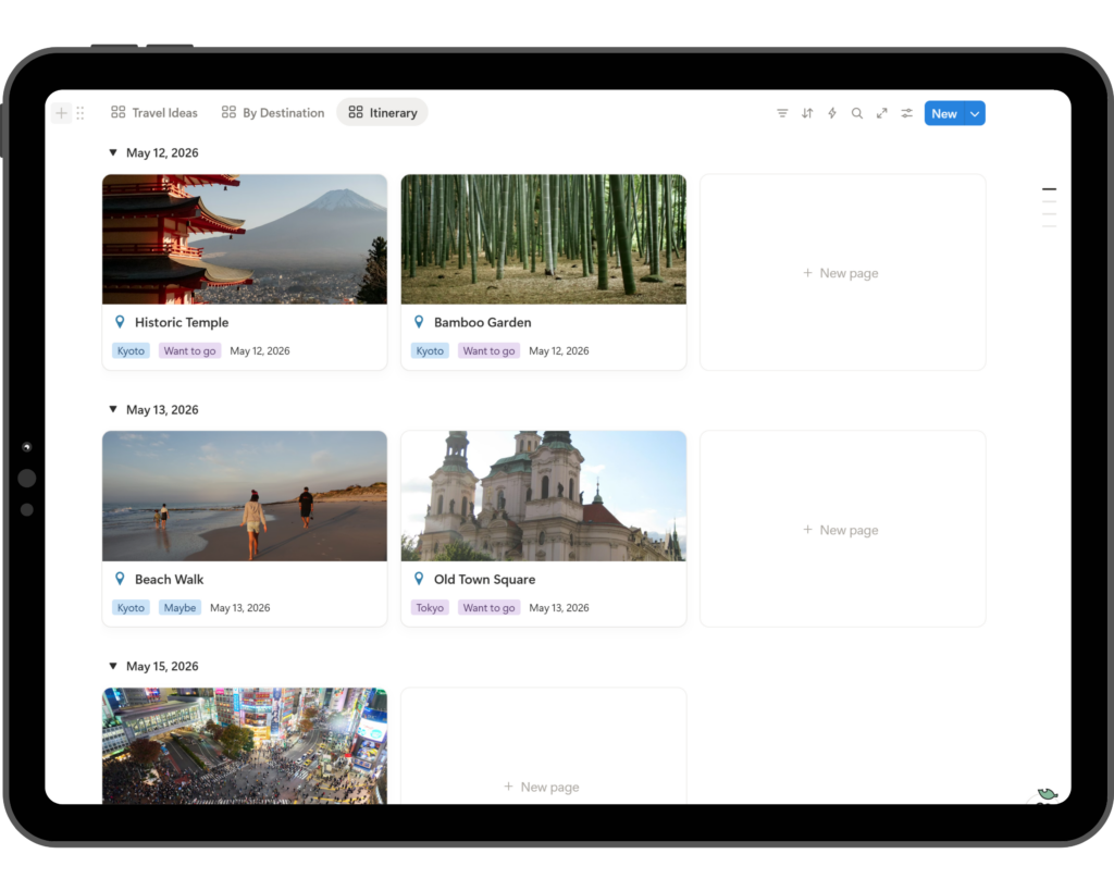 Notion Template Travel Planner for People Who Hate Complicated Apps